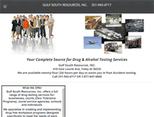 Tablet Screenshot of gulfsouthresources.net